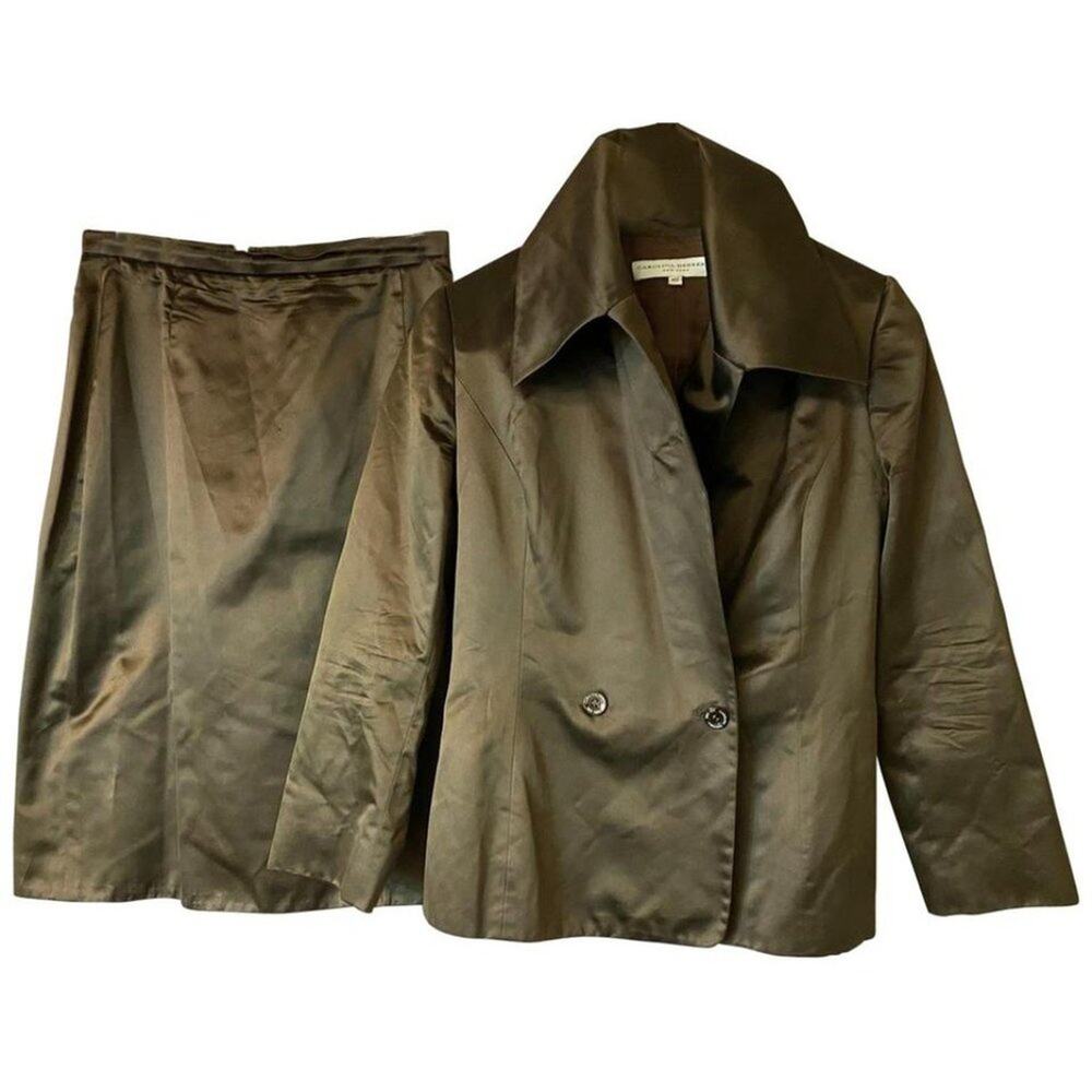 Carolina Herrera Choco New York Skirt Suit